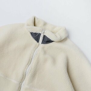 グラフペーパー Graphpaper Wool Boa Zip-Up Blouson ウール ボアジップアップブルゾン 0/アイボリー アウター【2400013692564】