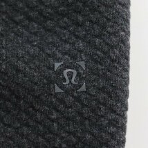 メンズ ルルレモン lululemon エンボス加工 プルオーバー パーカー S/グレー トップス フード トレーニング【2400013689984】_画像7