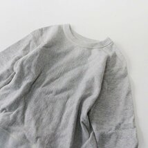 ナチュラルランドリー NATURAL LAUNDRY コットン裏毛スウェットプルオーバー 2/グレー トレーナー【2400013704694】_画像1