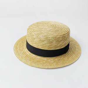  rice field middle hat shop natural . tree straw hat 57.5cm/ natural small articles boater [2400013719407]