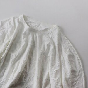グランドワイ ヨウジヤマモト Ground Y Yohji Yamamoto WASHER JUMBO T-SHIRT ワッシャージャンボTシャツ 3/ホワイト【2400013720113】