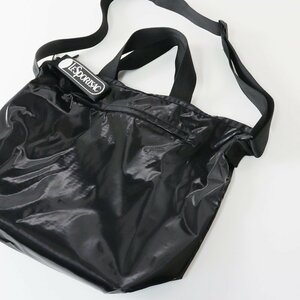 レスポートサック LeSportsac PVC 2WAYトートバッグ/ブラック 鞄【2400013700603】