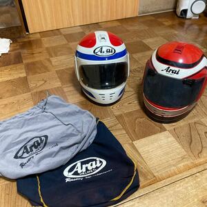 ヴィンテージ　アライ Arai フルフェイスヘルメット トリコロール　レトロ　まとめ売り