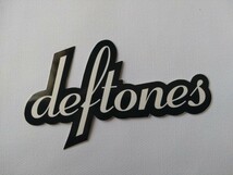 ステッカー・deftones・Size:6×11cm・メタル_画像1