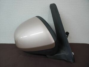 (中古品) ダイハツ 純正品 タント(LA600S) 右ドアミラー (9P) (T29 ピンク ローズ 桃) (平成30年6月) 運転席 右側