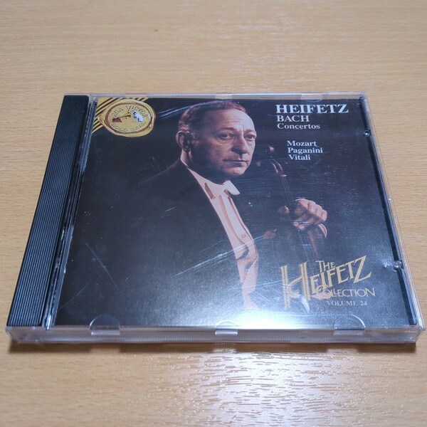 CD ハイフェッツ The Heifetz Collection Vol.24 Bach Concertos Mozart Paganini Vitali バイオリン クラシック Jascha Heifet 古典音楽