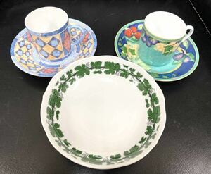 【中古】【おまとめ5点セット】カップ /ソーサー /洋食器 /食器 /Meissen/マイセン/LIMOGES LAURE JAPY/リモージュ ロージャピー 