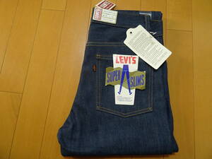 新品★30,800円★LEVI'S リーバイス LVC 606 SUPERSLIMS W28L34 BIGE