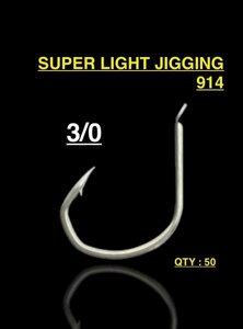 SUPER LIGHT JIGGING 914 3/0 50PCS　アシストフック　メタルジグ