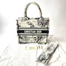 DIOR スモール ブックトート トワルドゥジュイ ゾディアックエンブロイダリー_画像1