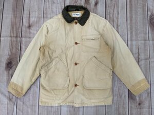 10．80s LLBEAN USA製 エルエルビーン プリマロフト PRIMALOFT 襟コーデュロイ生地 ハンティングジャケット ヴィンテージ メンズS y605