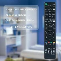 AULCMEET ブランド テレビ用リモコン fit for ソニー RM-JD029 RM-JD030 RM-JD027 RM-JD028 KDL-24W600A KDL-32W500A KDL-32W600A_画像4