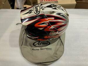 (^^♪（5）ARAI TX Motard VDB Mサイズ　57-58cm　（中古） 