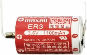 maxell ER3/3.6V F940 PM-20BL 互換 電池 3.6V 1100mAh（Iron feet-A)