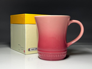 【瑞】ルクルーゼ LE CREUSET マグカップ - 陶器　ピンク　箱付