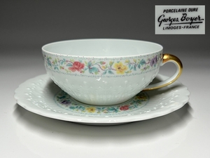 【瑞】リモージュLimoges　PORCELAINE DURE　カップ＆ソーサー