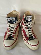 90s VINTAGE オリジナル CONVERSE コンバース USA製 星条旗 ALL STAR オールスター ハイカット US10 28.0センチ_画像1