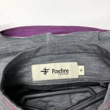 フォックスファイヤー Foxfire PPウールハーフジップ PP Wool Half Zip 8115888 グレー パープル Sサイズ_画像10