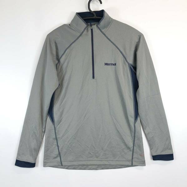 マーモット Marmot メンズ トレッキング 長袖Tシャツ 速乾 HEAT NAVI L/S ZIP MJK-F6041 Sサイズ