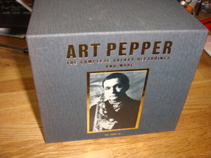 THE ART PEPPER THE COMPLETE GALAXY RECORDINGS AND MORE 16CD　BOX　アーティストハウス音源も収録　国内盤