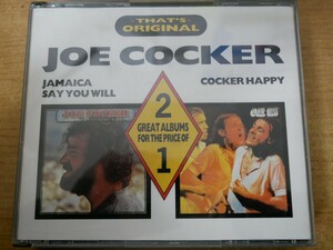 CDk-3501＜2枚組＞JOE COCKER / COCKER HAPPY,JAMAICA SAY YOU WILL