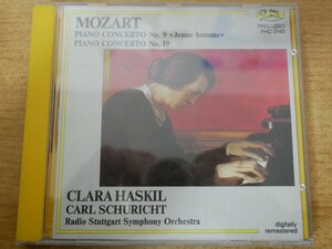 CDk-3584 Mozart, Radio Stuttgart Symphony Orchestra, Carl Schuricht Piano Concerto No. 9 Jeune Homme / Piano Concerto No. 19