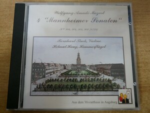 CDk-3680 Wolfgang Amade Mozart 4 Mannheimer Ponaten