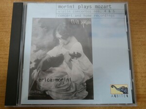 CDk-3685 Wolfgang Amadeus Mozart - Erica Morini Morini Plays Mozart - Violin Concertos Nos. 4 & 5 - Concert And Home Recordings