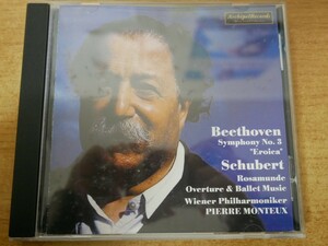 CDk-3752 WIENER PHILHARMONIKER , PIERRE MONTEUX / Pierre Monteux conducts Beethoven & Schubert