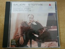 CDk-3866 Antonio Salieri, Joseph Anton Steffan / Andreas Staier, Concerto Koln Concertos for Fortepiano_画像1