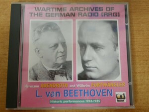 CDk-3926 Wilhelm Furtwangler, Hermann Abendroth / Beethoven : Wartime Archives Of The German Radio [RRG]