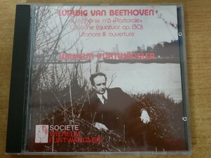 CDk-3969 WILHELM FURTWANGLER / BEETHOVEN : Symphonie na en ta majeur Pastorale