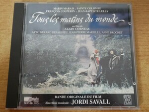 CDk-4018 TOUS LES MATINS DU MONDE Bande originale du film Direction musicale JORDI SAVALL