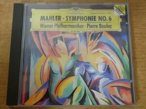 CDk-4034 WIENER PHILHARMONIKER/BOULEZ / MAHLER: SYMPHONIE NR. 6