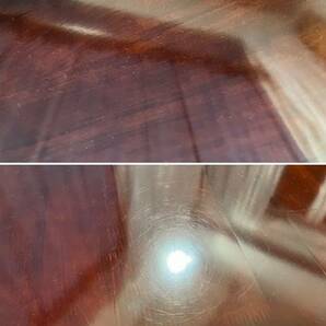 柏木工 Kashiwa かしわ サークルテーブル ラウンドテーブル ダイニングテーブル 丸型 天然木 木製 組木造り 飛騨家具 ヴィンテージの画像5