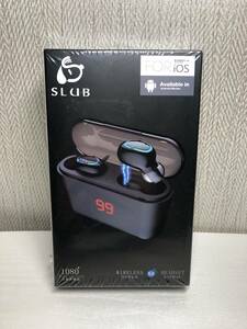 新品 未開封 SLuB ワイヤレス ヘッドセット イヤホン Bluetooth 5.0 カナル型 左右分離型 電話応答可能 microUSB端子充電 