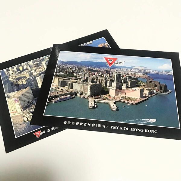 香港　ホテル　マカオ　バス　海外　お土産　 ポストカード　カード　絵葉書　はがき　3枚セット