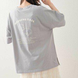 ② new goods OLIVE des OLIVE oversize T-shirt lady's miniature Dux Nice Claup 