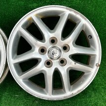 16×6j 5h ＋45 114.3 TOYOTA トヨタ マークⅡ クオリス 純正 希少 アルミ ホイール ホイル 16 インチ in 5穴 pcd 4本 菅16-349_画像4