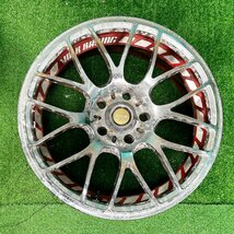 17×8j 5h ＋38 114.3 RAYS レイズ VOLK RACING ボルクレーシング WINNING アルミ ホイール ホイル 17 インチ in 5穴 pcd 4本 菅17-265_画像3