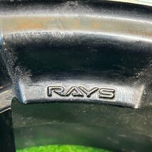 17×6.5j 5h ＋44 114.3 RAYS VERSUS DVE X レイズ ベルサス 希少 ブラポリ アルミ ホイール 17 インチ in 5穴 pcd 4本 菅17-341_画像8