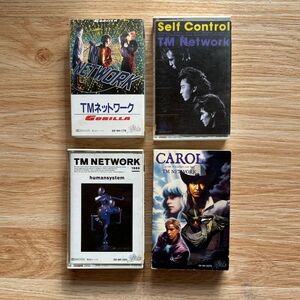 TM NETWORK カセットテープ「GORILLA」 「Self Control」 「humansystem」 「CAROL」