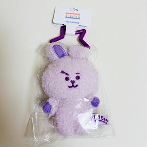 【新品未開封】BT21 COOKY クッキー 5周年 レインボーカラーマスコット パープル アート展 レインボーカラー マスコット