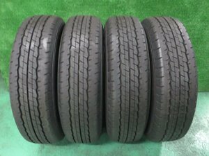 【新車外し】DUNLOP SP175N 195/80R15 107/105N 2023年製造 4本セット《ハイエース、キャラバンetc...》