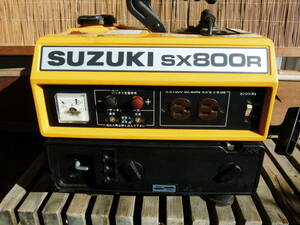 ★SUZUKI SX800R 50Hz/60Hz切り替え ２サイクル 中古 取説あり 簡易動作確認済み★