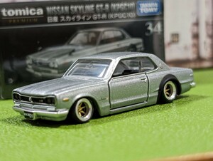 * Tomica premium . Nissan Skyline Hakosuka GT-R modified deep rim, lowdown,* besides various exhibiting!