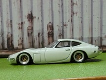 ★1/64トミカサイズ　トヨタ　2000ＧＴ改深リム、ローダウン②、★他にも色々出品中!_画像3