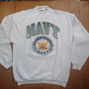 1990's~ US NAVY スウェット ビッグサイズ ミリタリー 古着 ヴィンテージ USA製 米軍 軍モノ