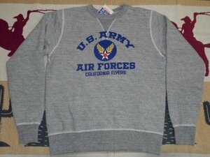 23 東洋 バズリクソンズ BR69334 113 Hグレー M スウェット U.S. ARMY AIR FORCES