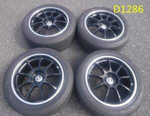 (D1286)AWタイヤ★30アルファード・ヴェルファイア■ENKEI DURA RSM9／BRIDGESTONE REGNO GRVⅡ【235/50R18】